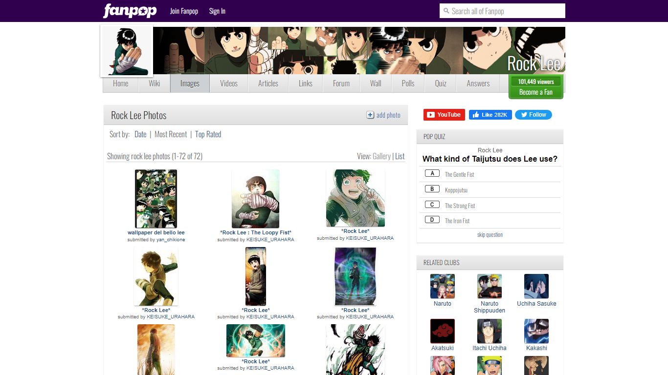 Rock Lee Photos on Fanpop